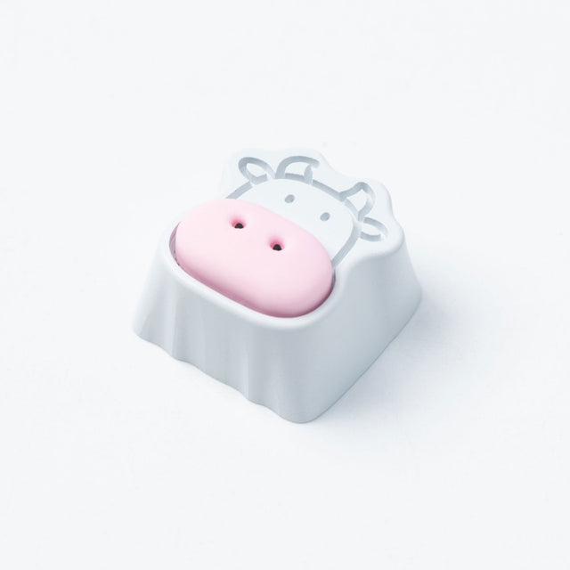  Cute Cows Aluminium Alloy Artisan Keycap