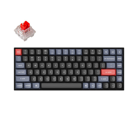 Keychron K2 Pro QMK/VIA Wireless Mechanical Keyboard for Mac Windows PBT keycaps PCB screw-in stabilizer hot-swappable red switch