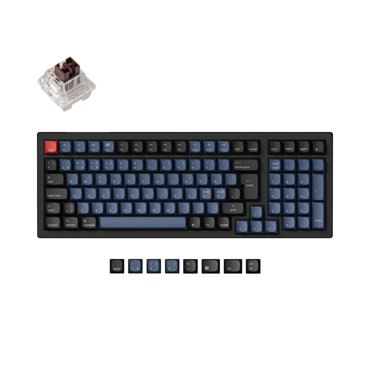 Keychron K4 Pro QMK/VIA Wireless Mechanical Keyboard ISO Layout Collection