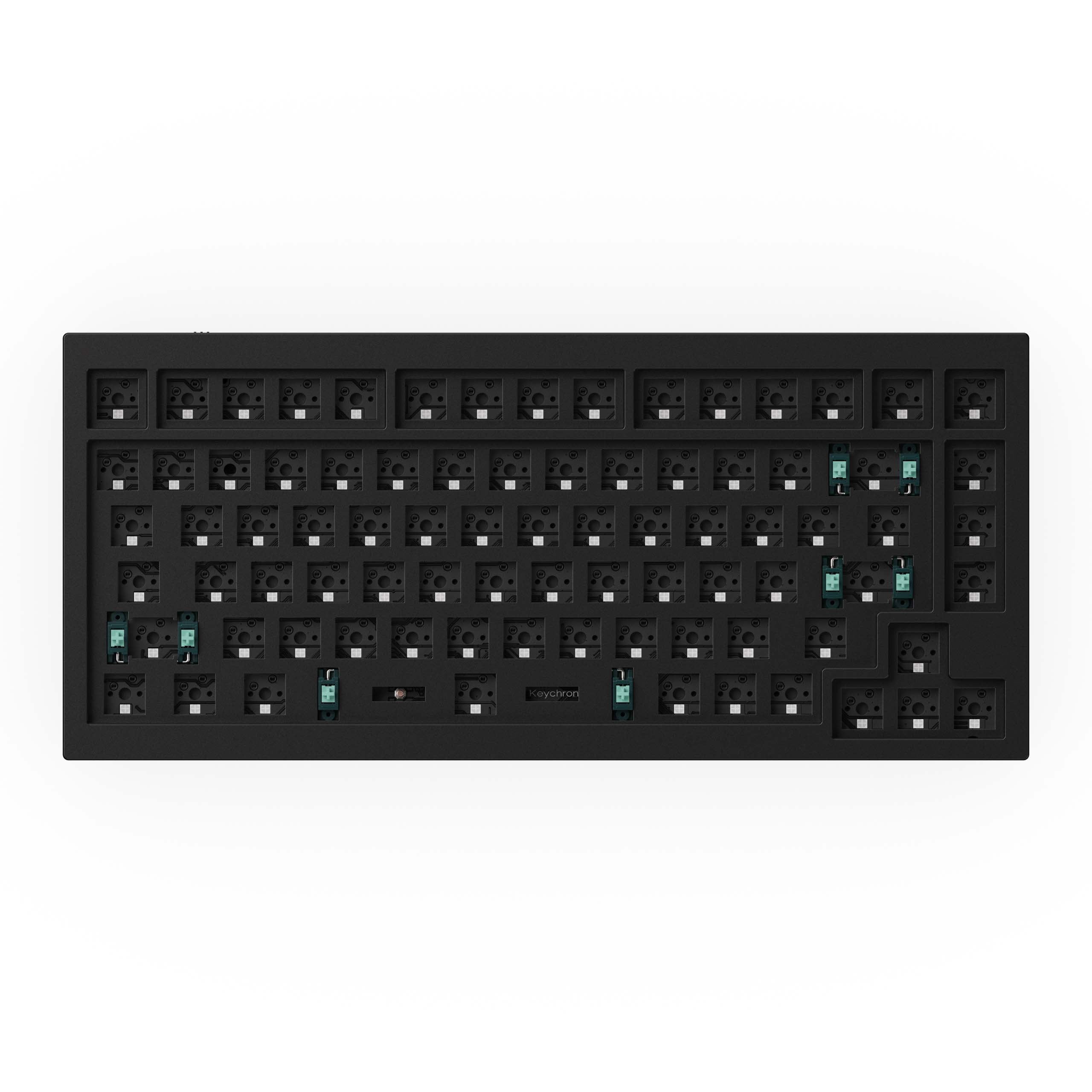 Keychron-Q1-75-percent-QMK-Custom-Mechanical-Keyboard-version-2-barebone-black