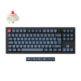 Keychron V3 Max QMK Wireless Custom Mechanical Keyboard TKL Nordic ISO Layout Fully Assembled Knob for Mac Windows Linux Gateron Jupiter Red