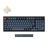 Keychron V5 Max QMK Wireless Custom Mechanical Keyboard 96 Percent Layout Fully Assembled Knob for Mac Windows Linux Gateron Jupiter Banana ISO German Layout