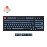 Keychron V5 Max QMK Wireless Custom Mechanical Keyboard 96 Percent Layout Fully Assembled Knob for Mac Windows Linux Gateron Jupiter Red ISO German Layout