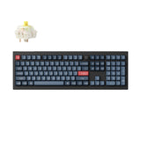 Keychron V6 Max QMK Wireless Custom Mechanical Keyboard full-size Layout Fully Assembled Knob for Mac Windows Linux Gateron Jupiter Banana